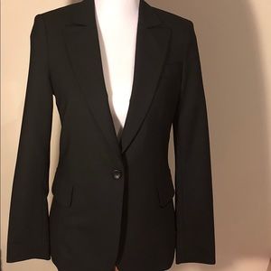 Barneys New York black single button blazer
